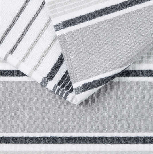 Gray and White Stripe